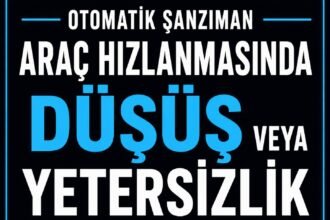 Araç Hızlanmasında Düşüş veya Yetersizlik görseli