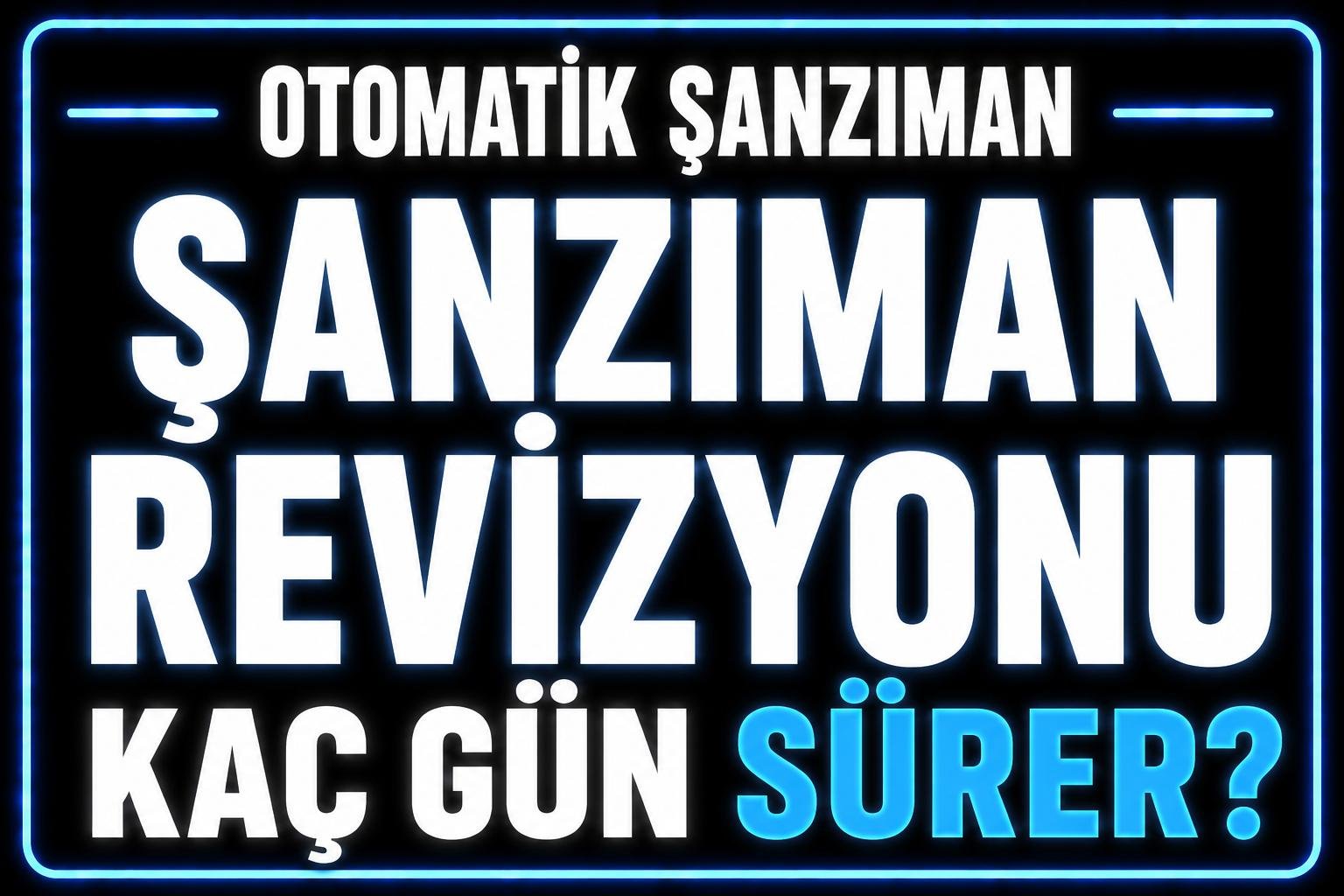 Şanzıman revizyonu kaç gün sürer? görseli