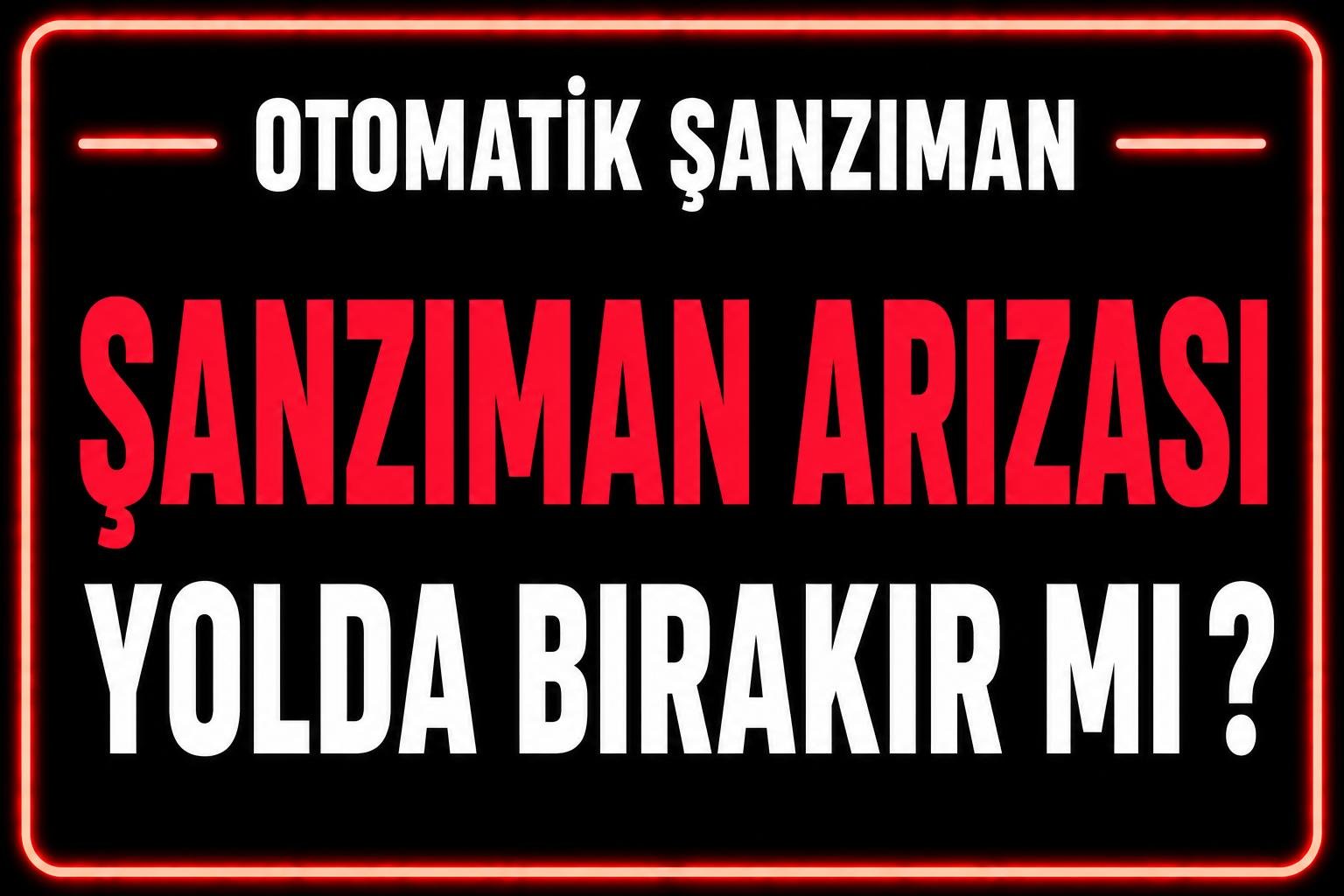 Şanzıman arızası yolda bırakır mı? görseli