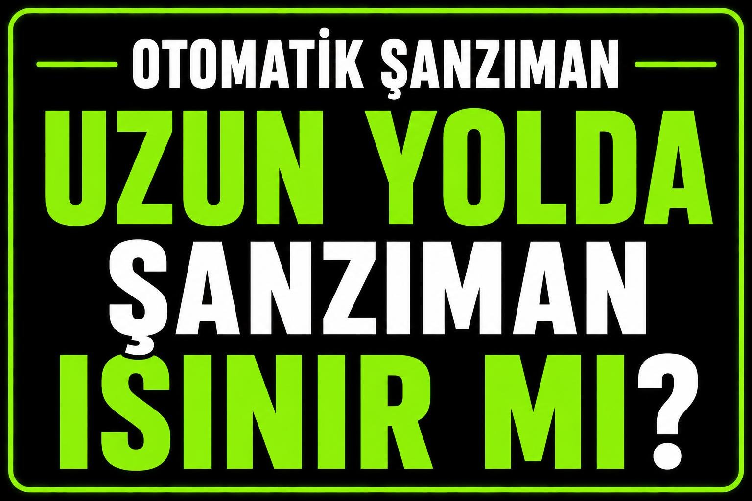 Uzun yolda otomatik şanzıman ısınır mı? görseli