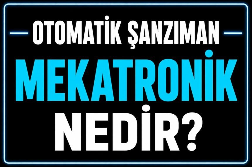 Mekatronik nedir? görseli