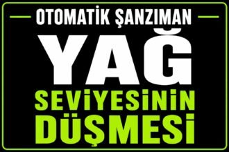 Şanzıman Yağ Seviyesinin Düşmesi görseli
