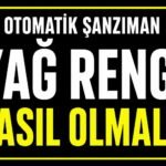 Şanzıman yağı rengi nasıl olmalı? görseli