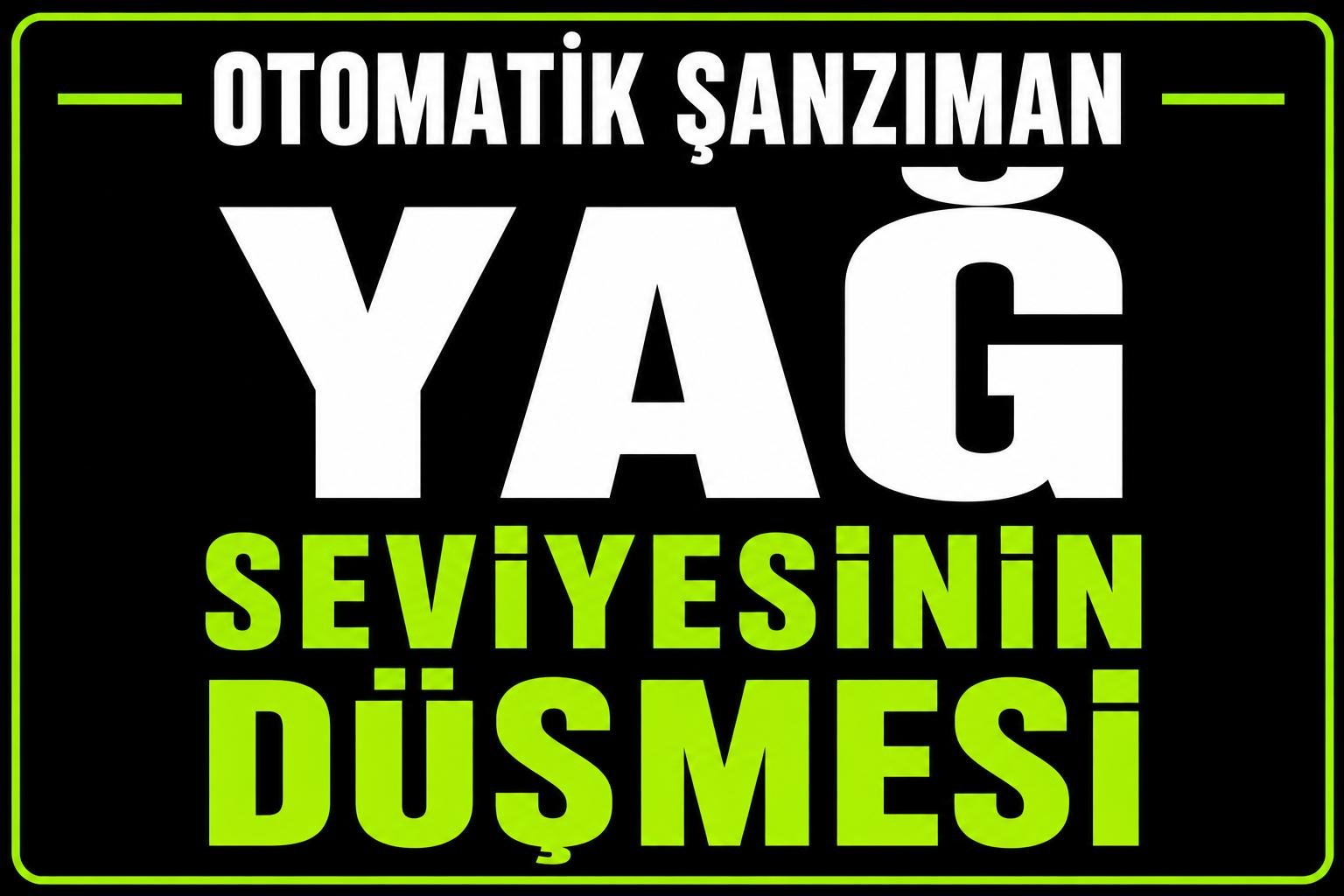 Şanzıman Yağ Seviyesinin Düşmesi görseli