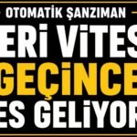 Geri vitese geçince ses geliyor neden? görseli