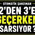 2’den 3’e geçerken sarsıyor neden? görseli