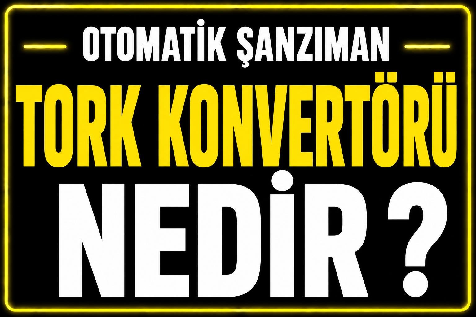 Tork konvertörü nedir? görseli