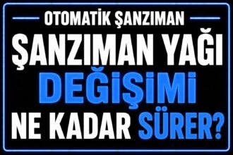 Şanzıman yağı değişimi ne kadar sürer? görseli